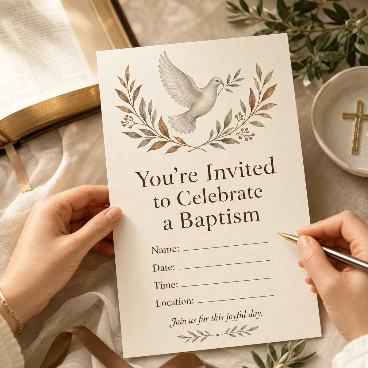 You're Invited to Celebrate a Baptism