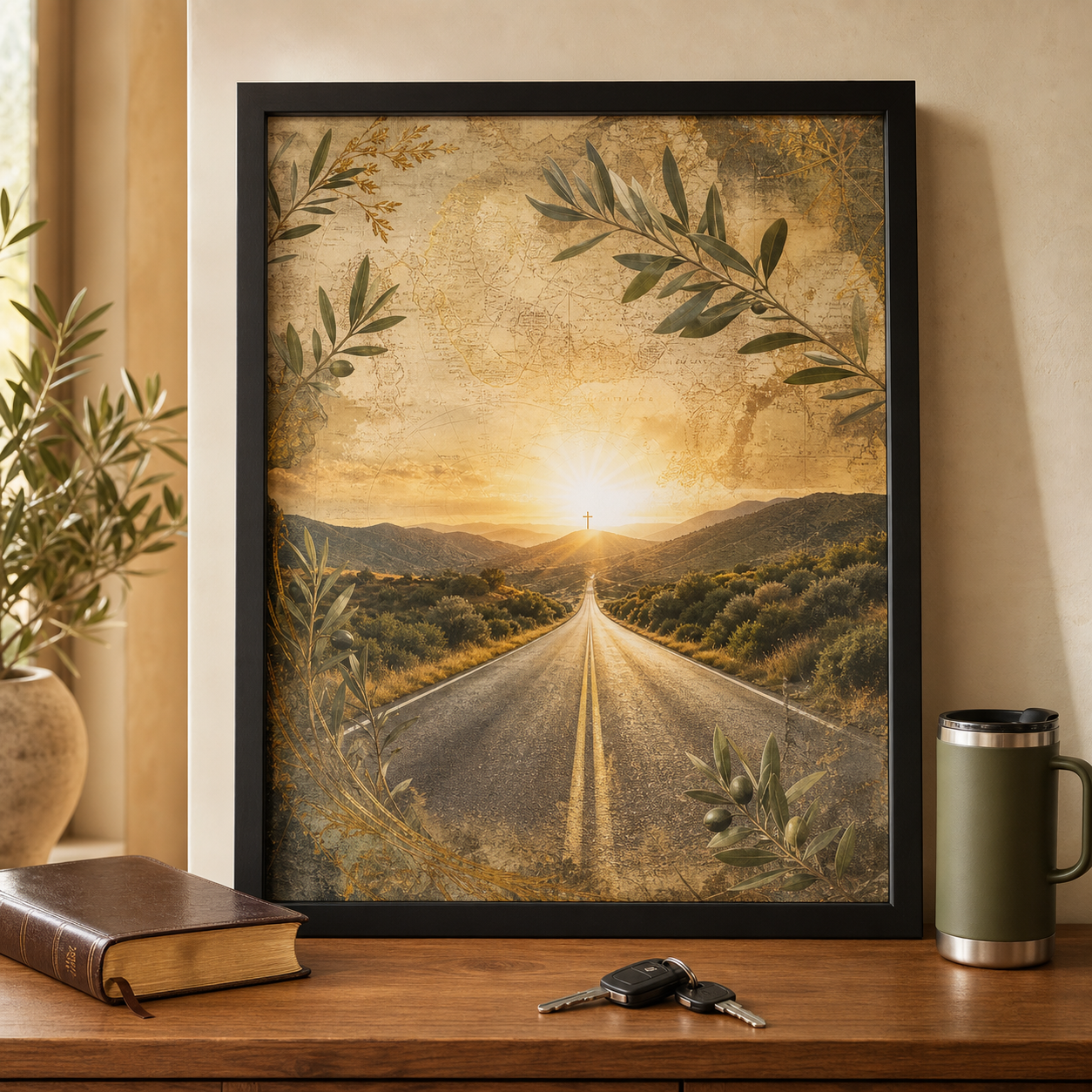 A Trucker’s Prayer — Personalised Framed Print